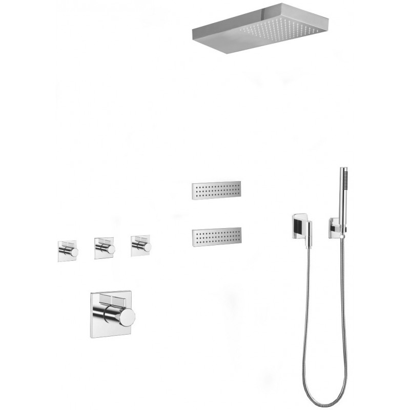 Mexen Fall podomietková sprchová súprava, chróm - 7602-04-00