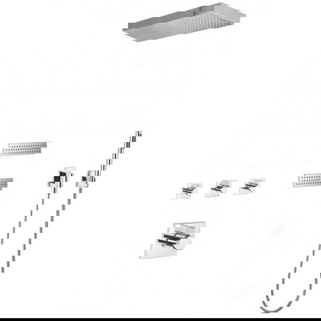 Mexen Fall podomietková sprchová súprava, chróm - 7602-04-00