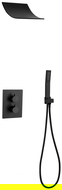 Mexen Salto zostava podomietkovej sprchy, čierna - 7604-02-70