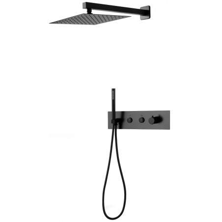 Mexen Azul zabudovaná sprchová sada, čierna - 7629-03-70
