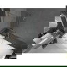 Jednofarebný sprchový záves Mexen Next L 70 x 150 cm, priehľadný, chróm - 895-070-000-03-00-01
