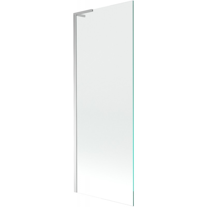 Jednofarebný sprchový záves Mexen Next L 70 x 150 cm, priehľadný, chróm - 895-070-000-03-00-01