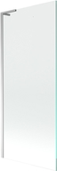 Mexen Next L vaňová zástena 1-krídlová 80 x 150 cm, priehľadná, chróm - 895-080-000-03-00-01
