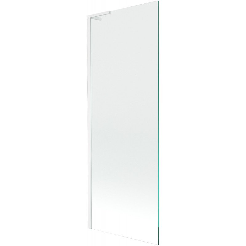 Mexen Next L vaňová zábrana 1-krídlová 70 x 150 cm, priehľadná, biela - 895-070-000-03-00-20