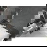 Mexen Next L vaňová zástena 1-krídlová 80 x 150 cm, transparentná, biela - 895-080-000-03-00-20