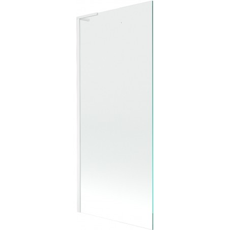 Mexen Next L vaňová zástena 1-krídlová 80 x 150 cm, transparentná, biela - 895-080-000-03-00-20