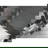 Mexen Next L Vaňová zástena 1-krídlová 90 x 150 cm, priehľadná, biela - 895-090-000-03-00-20