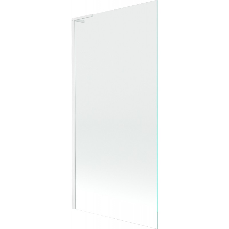 Mexen Next L Vaňová zástena 1-krídlová 90 x 150 cm, priehľadná, biela - 895-090-000-03-00-20