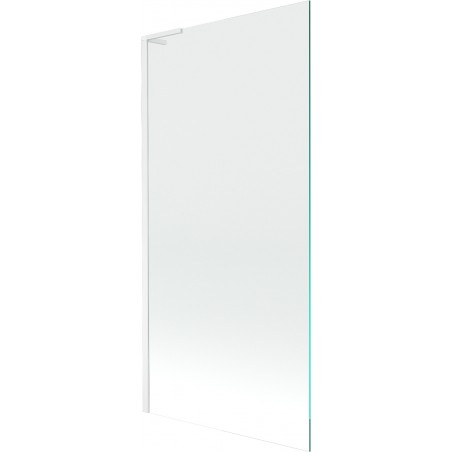 Mexen Next L Vaňová zástena 1-krídlová 90 x 150 cm, priehľadná, biela - 895-090-000-03-00-20