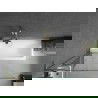Mexen Next L vaňová zástena 1-krídlová 100 x 150 cm, priehľadná, zlatá - 895-100-000-03-00-50
