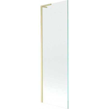 Mexen Next L vaňová zástena 1-krídlová 60 x 150 cm, transparentná, zlatá matná - 895-060-000-03-00-55