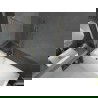Mexen Next L vaňový paraván 1-krídlový 100 x 150 cm, transparentný, zlatý brúsený - 895-100-000-03-00-55