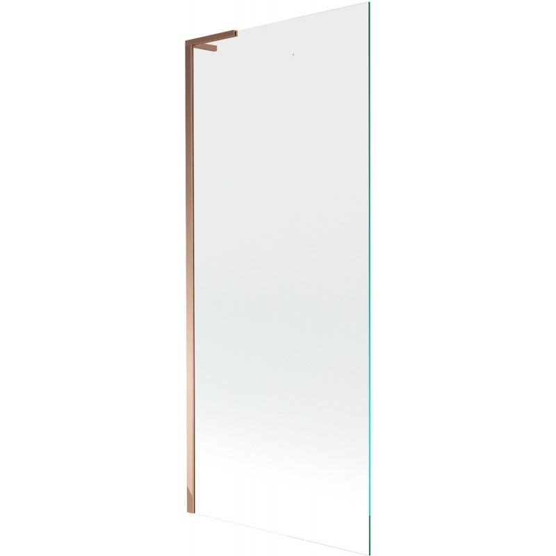 Mexen Next L vaňová zástena 1-krídlová 80 x 150 cm, transparentná, ružové zlato - 895-080-000-03-00-60
