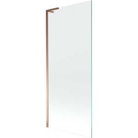 Mexen Next L vaňová zástena 1-krídlová 80 x 150 cm, transparentná, ružové zlato - 895-080-000-03-00-60