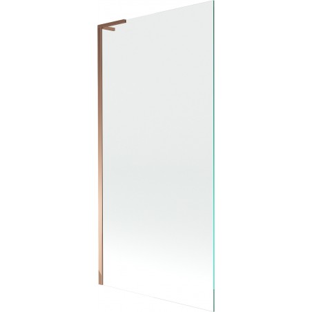 Mexen Next L vaňová zástenka 1-krídlová 90 x 150 cm, transparentná, ružové zlato - 895-090-000-03-00-60