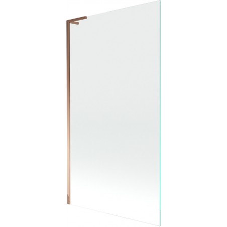 Mexen Next L vaňová zástena 1-krídlová 100 x 150 cm, transparentná, ružové zlato - 895-100-000-03-00-60