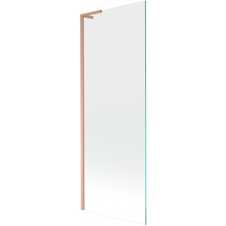 Mexen Next L vaňová zástena 1-krídlová 70 x 150 cm, transparentná, brúsená meď - 895-070-000-03-00-65