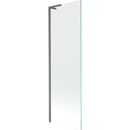 Mexen Next L vaňová zástena 1-krídlová 60 x 150 cm, priehľadná, brúsená pištoľová sivá - 895-060-000-03-00-66