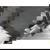 Mexen Next L vanová zástena 1-krídlová 70 x 150 cm, transparentná, brúsená gun gray - 895-070-000-03-00-66