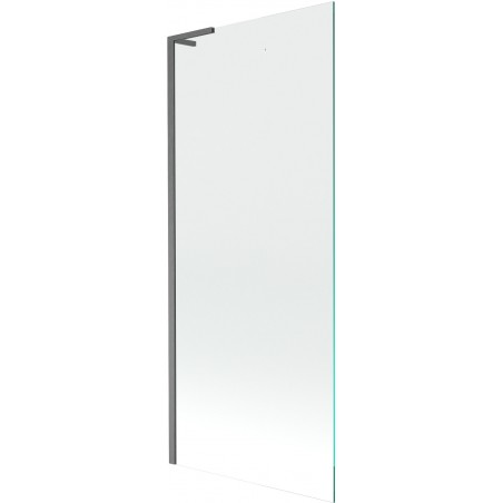 Mexen Next L sprchová zástena do vane 1-krídlová 80 x 150 cm, priehľadná, brúsená antracitová - 895-080-000-03-00-66