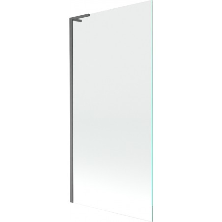 Mexen Next L vaňová zástenka 1-krídlová 90 x 150 cm, transparentná, brúsená gun gray - 895-090-000-03-00-66