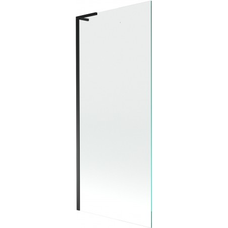 Mexen Next L vaňová zástena 1-dverová 80 x 150 cm, transparentná, čierna - 895-080-000-03-00-70