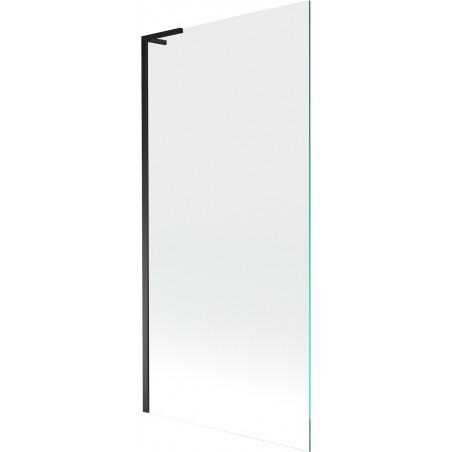 Mexen Next L vaňová zástena 1-krídlová 90 x 150 cm, transparentná, čierna - 895-090-000-03-00-70