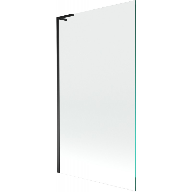 Mexen Next L vaňová zástena 1-krídlová 100 x 150 cm, transparentná, čierna - 895-100-000-03-00-70