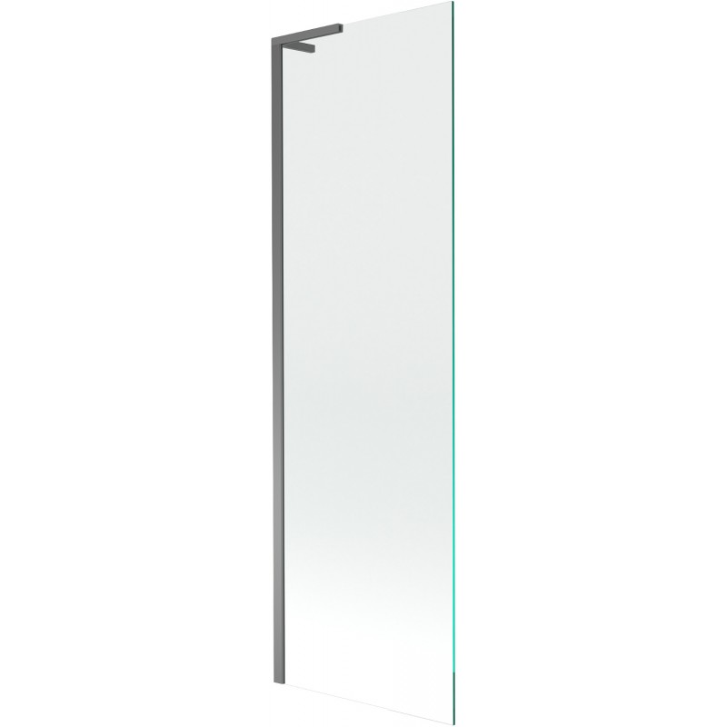 Mexen Next L vaňová zástena 1-krídlová 60 x 150 cm, transparentná, gun metal - 895-060-000-03-00-95