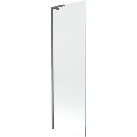 Mexen Next L vaňová zástena 1-krídlová 60 x 150 cm, transparentná, gun metal - 895-060-000-03-00-95