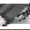 Mexen Next L paraván k vani 1-krídlový 80 x 150 cm, priehľadný, gun metal - 895-080-000-03-00-95