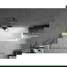 Mexen Next L paraván na vaňu 1-krídlový 90 x 150 cm, transparentný, gun metal - 895-090-000-03-00-95