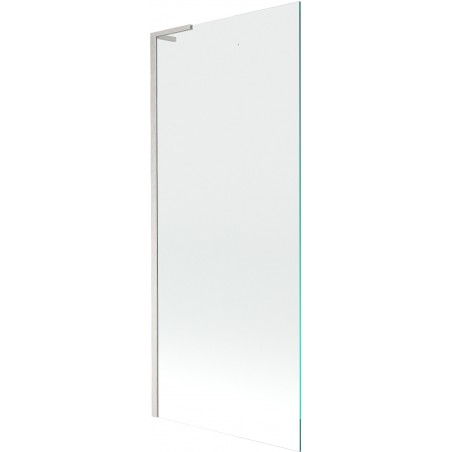 Mexen Next L vaňová zástena 1-dielna 80 x 150 cm, priehľadná, brúsený nikel - 895-080-000-03-00-97