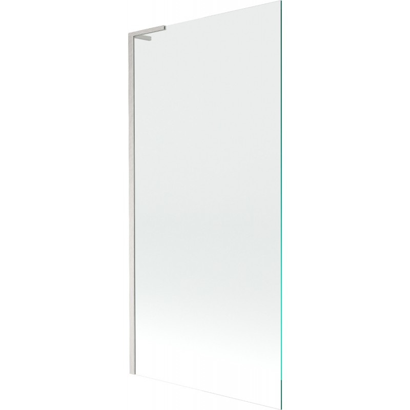 Mexen Next L vaňová zábrana 1-krídlová 90 x 150 cm, priehľadná, brúsený nikel - 895-090-000-03-00-97