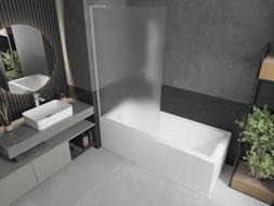 Mexen Next L vanové zásteny 1-krídlové 100 x 150 cm, matné, biele - 895-100-000-03-30-20