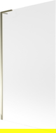 Mexen Next L vaňová zástena 1-krídlová 100 x 150 cm, matná, zlatá - 895-100-000-03-30-50