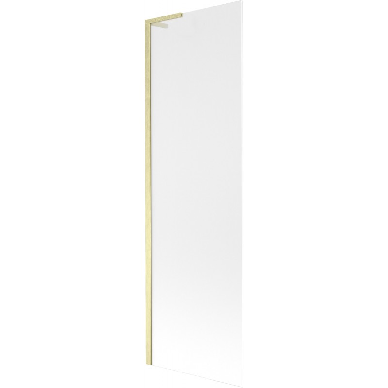 Mexen Next L vaňová zástena, 1-krídlová 60 x 150 cm, mrazené, zlatý kartáčovaný - 895-060-000-03-30-55