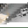 Mexen Vega obdĺžniková vaňa 150 x 70 cm s krytom a 1-krídlovou zástenu 70 cm, transparentná, čierna - 550115070X9007017000