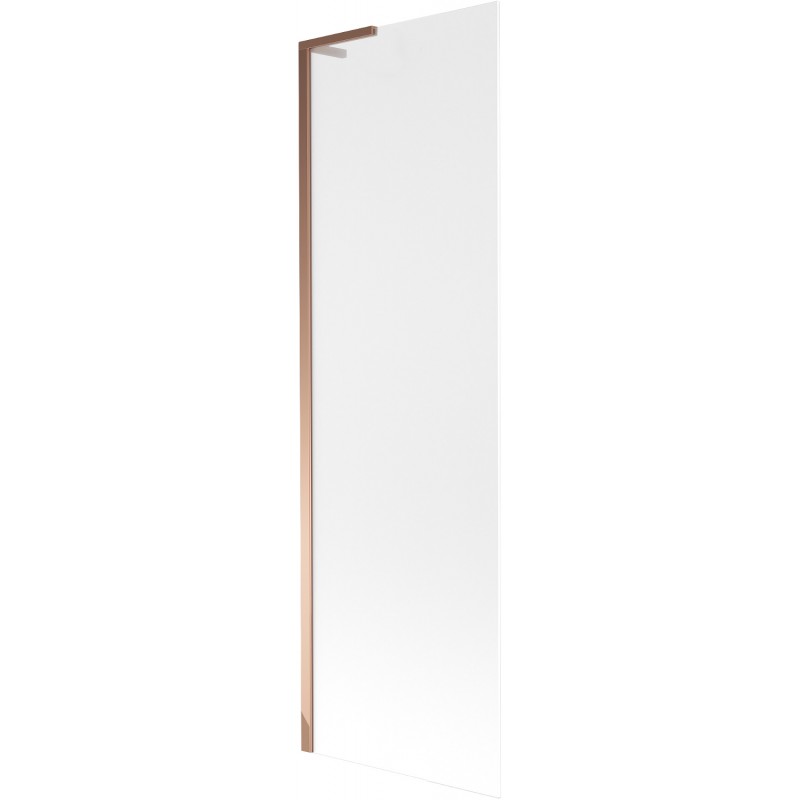 Mexen Next L paraván na vaňu 1-krídlový 60 x 150 cm, matný, ružové zlato - 895-060-000-03-30-60