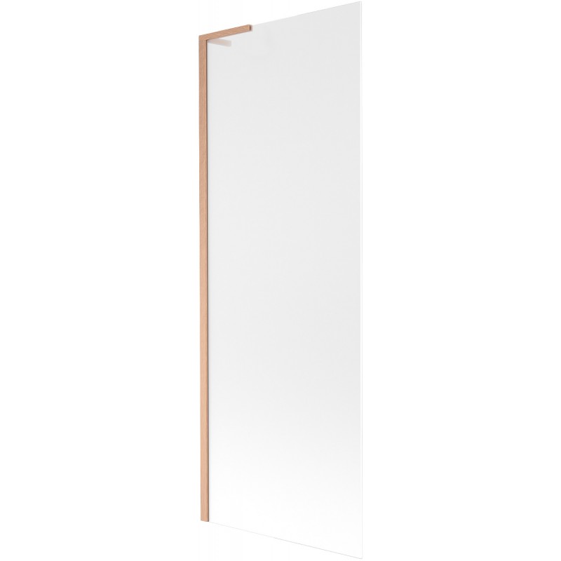 Mexen Next L vaňová zástena 1-krídlová 70 x 150 cm, mráz, kartáčovaná meď - 895-070-000-03-30-65