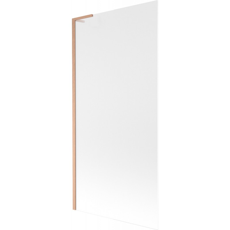 Mexen Next L vaňová zástenka 1-krídlová 90 x 150 cm, mrazivo, brúsená meď - 895-090-000-03-30-65