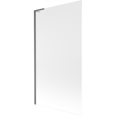 Mexen Next L vaňová zástenka 1-krídlová 100 x 150 cm, námraza, česaná pištoľová sivá - 895-100-000-03-30-66
