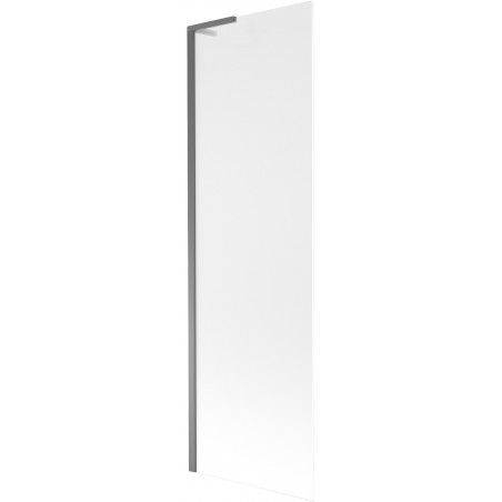 Mexen Next L vaňová zástena 1-krídlová 60 x 150 cm, mrazené sklo, gun metal - 895-060-000-03-30-95
