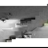 Mexen Next L sprchový panel 1-krídlový 90 x 150 cm, mráz, gun metal - 895-090-000-03-30-95