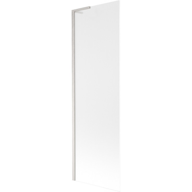Mexen Next L vaňová zástena 1-krídlová 60 x 150 cm, mrazené, brúsený nikel - 895-060-000-03-30-97