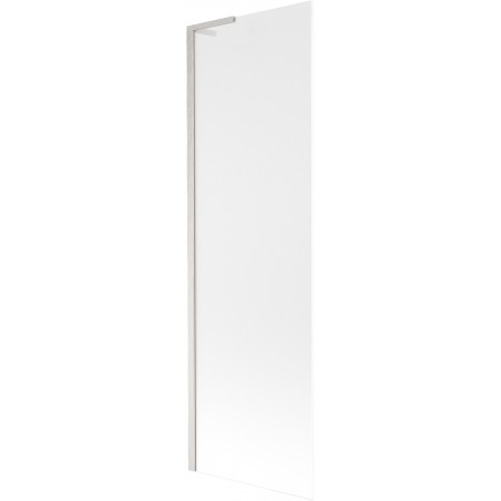 Mexen Next L vaňová zástena 1-krídlová 60 x 150 cm, mrazené, brúsený nikel - 895-060-000-03-30-97