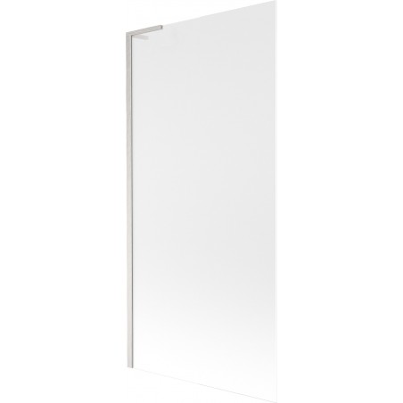 Mexen Next L vaňová zástena 1-krídlová 90 x 150 cm, mráz, kartáčovaný nikel - 895-090-000-03-30-97