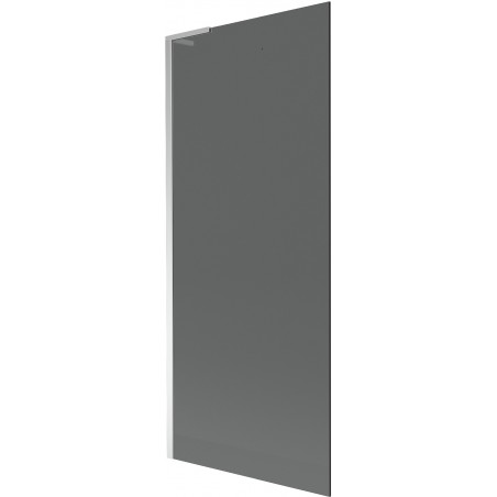 Mexen Next L vaňová zástena, 1-krídlová 80 x 150 cm, grafit, chróm - 895-080-000-03-40-01
