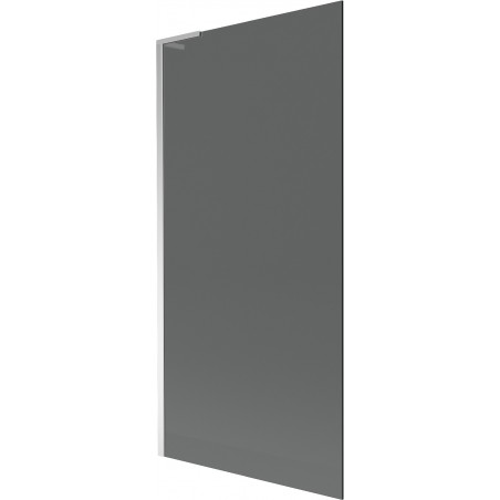 Mexen Next L vaňová zástena 1-krídlová 90 x 150 cm, grafit, chróm - 895-090-000-03-40-01