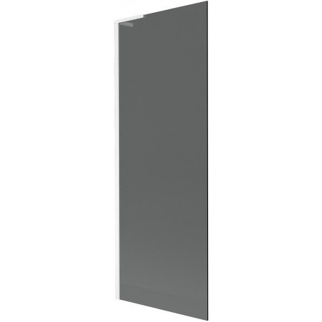 Mexen Next L vaňová zástenka 1-krídlová 70 x 150 cm, grafit, biela - 895-070-000-03-40-20
